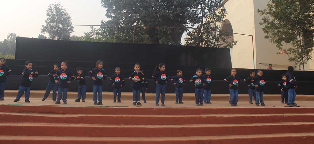 Rousing dance performance by the tiny tots of Pre-Primary