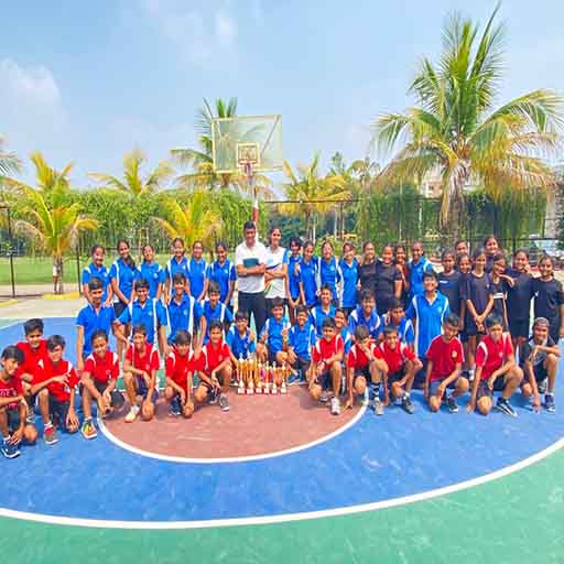 Navrachana Vidyani dribblers made it to the top in the Inter school Basketball Tournament held at Vibgyor High School over October 10-12.