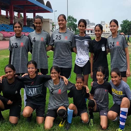 Navrachana Vidyani Girls Football team-web