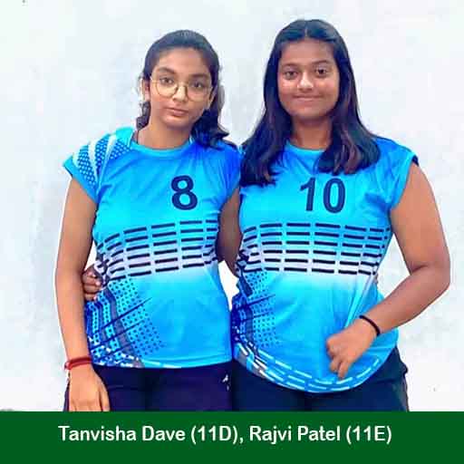 Tanvisha Dave (11D) and Rajvi Patel (11E) WEB