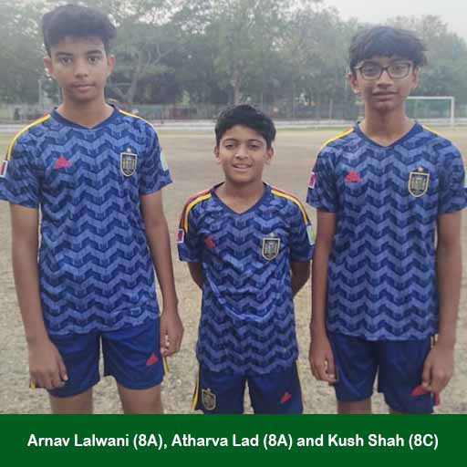 Arnav Lalwani(8A), Atharva Lad (8A) and Kush Shah (8C)-web