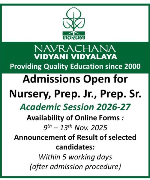 Admission open 2026-27 Prep NVV2NEW